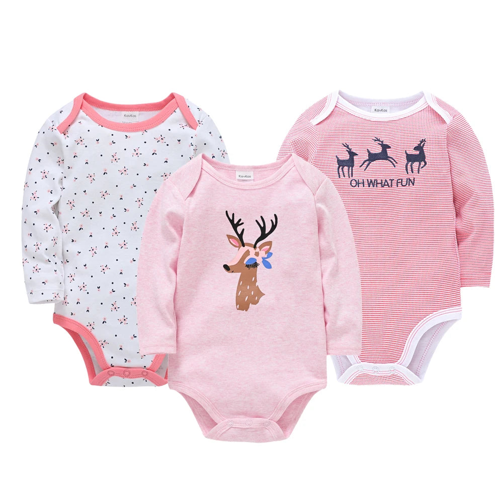 2026 Baby Bodysuit Long Sleeve Spring Autumn Girls Boys Clothes Body bebe Cartoon Printed 0-24 months Newborn Infant Outwear
