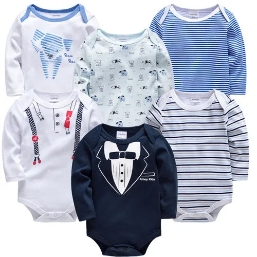 2026 Baby Bodysuit Long Sleeve Spring Autumn Girls Boys Clothes Body bebe Cartoon Printed 0-24 months Newborn Infant Outwear