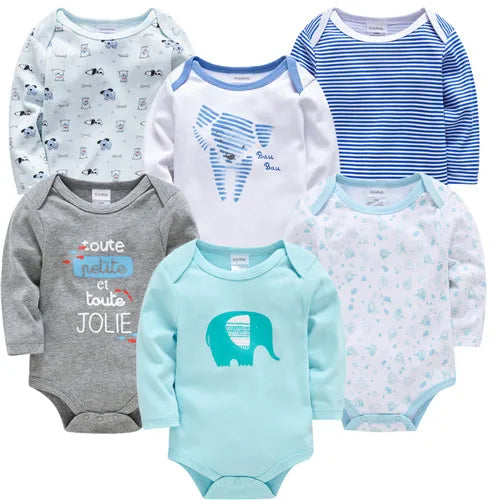2026 Baby Bodysuit Long Sleeve Spring Autumn Girls Boys Clothes Body bebe Cartoon Printed 0-24 months Newborn Infant Outwear