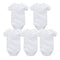 Kavkas 3PCS 5PCS Baby Boys Girls Clothes Solid White Short Sleeve Cotton Baby Bodysuits body bebe 0-24 months Newborn Jumpsuit