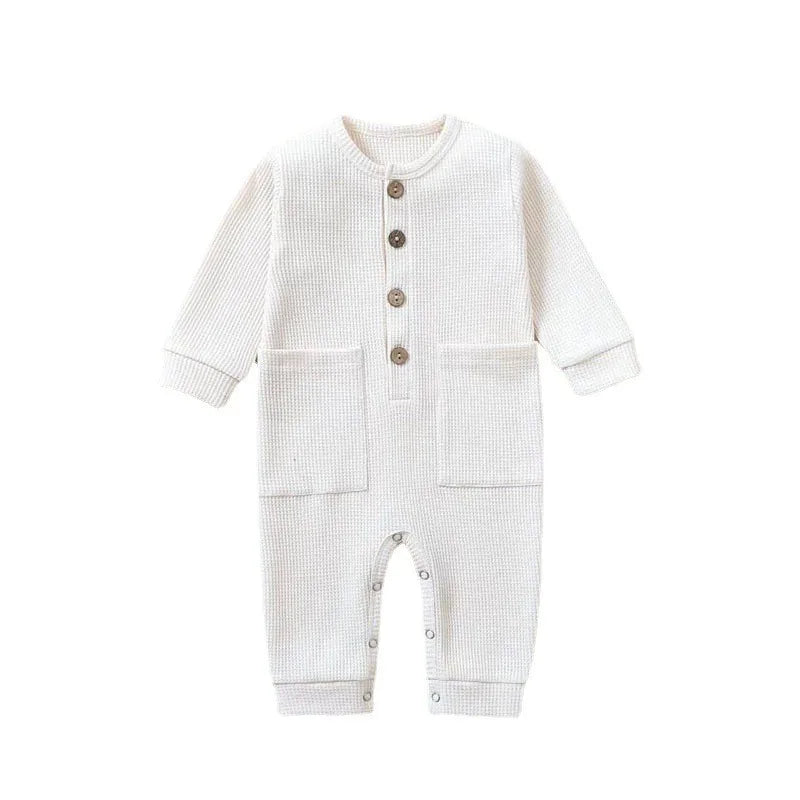 Cotton Jumpsuits Newborn Baby Rompers Sleepsuits INS Jumpers One-pieces Sleepers Autumn Spring Growings Roupa De Bebe Grows