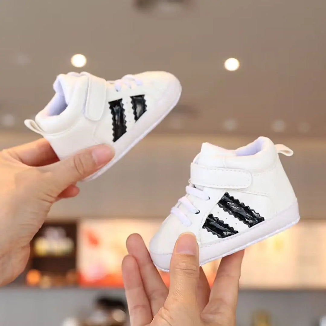 White Baby Shoes Casual Fashion Christening Baptismal FirstWalker Gentleman Baby Boy Shoes Sneakers