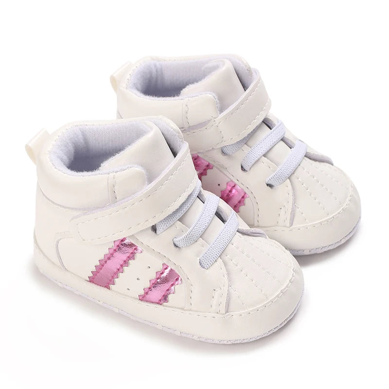 White Baby Shoes Casual Fashion Christening Baptismal FirstWalker Gentleman Baby Boy Shoes Sneakers