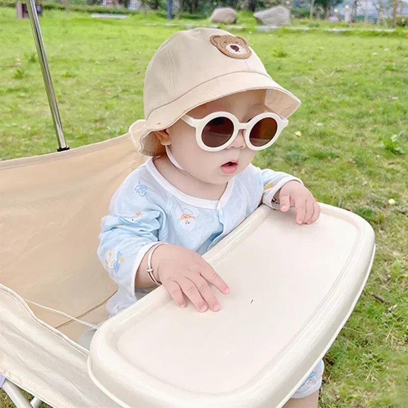 Baby Feeding Dining Chair Foldable Portable Baby Chair with Safe Belt Aluminium Alloy Travel for Camping Picnics Beach Seat