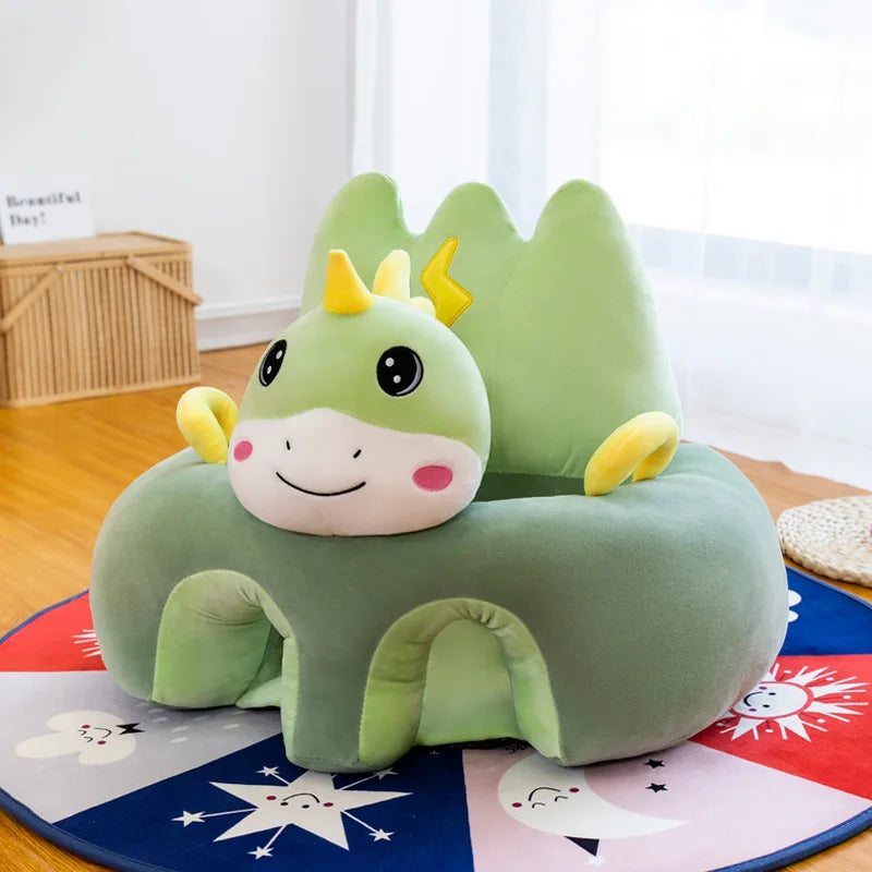 Cute Cartoon Animal Baby Sofa Chair Soft Plush Infant Support Seat Rest Sofa Comfortable Stuffed Doll Kids Toddler Chair Seats