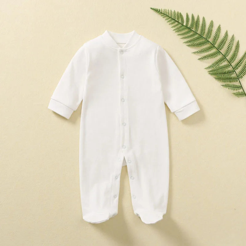 Cotton Jumpsuits Newborn Baby Rompers Sleepsuits INS Jumpers One-pieces Sleepers Autumn Spring Growings Roupa De Bebe Grows