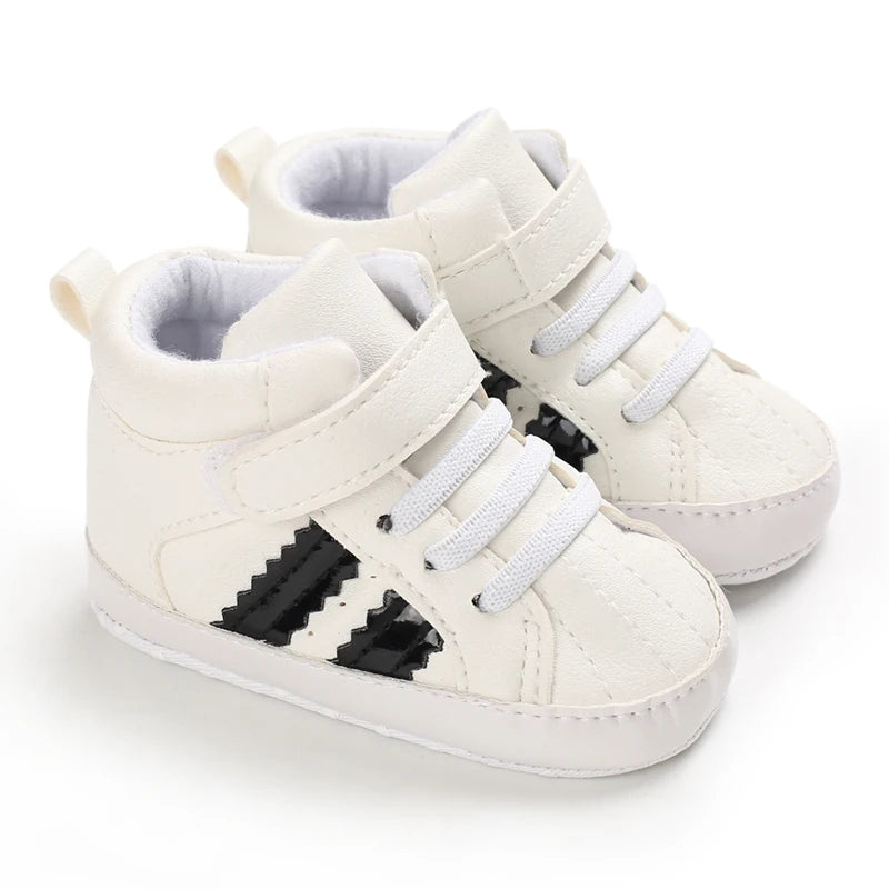 White Baby Shoes Casual Fashion Christening Baptismal FirstWalker Gentleman Baby Boy Shoes Sneakers