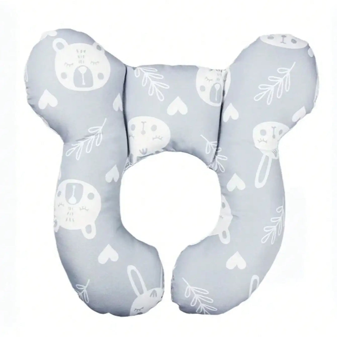 1Pc Baby U-Shaped Pillow, Infant Travel Neck Pillow, Soft-Breathable-Cute Cartoon Pattern, Soft Baby Head Support Cushion, Suitable for Car Seats, Strollers, and Travel