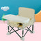 Baby Feeding Dining Chair Foldable Portable Baby Chair with Safe Belt Aluminium Alloy Travel for Camping Picnics Beach Seat