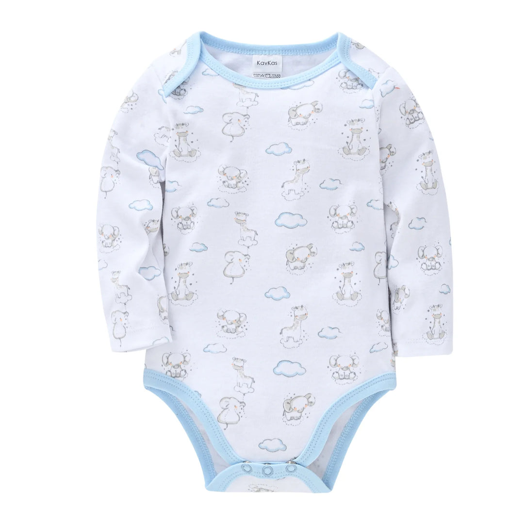 Baby Boys Bodysuits One-Piece Cotton Long Sleeve Breathable Jumpsuit Soft Newborn Body Suit Infant Cute Clothes Playsuit Sunsuit