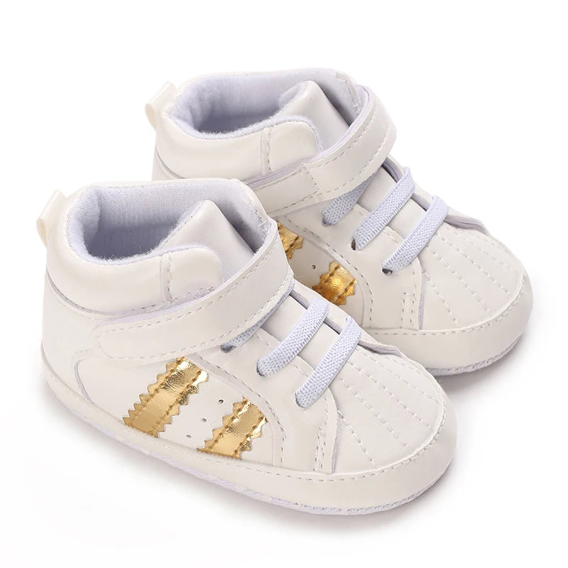 White Baby Shoes Casual Fashion Christening Baptismal FirstWalker Gentleman Baby Boy Shoes Sneakers