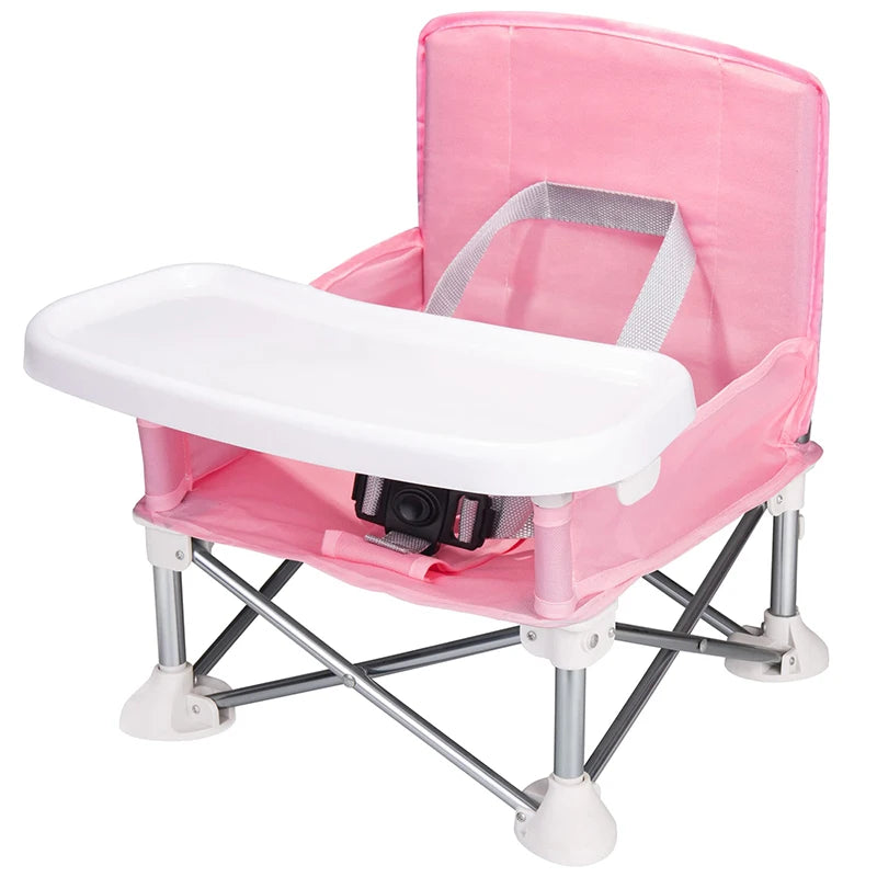 Baby Booster Seat Dining Chair Portable Travel Folding Kids With Feeding Chair Outdoor Beach Seat Baby Furniture Supplies New