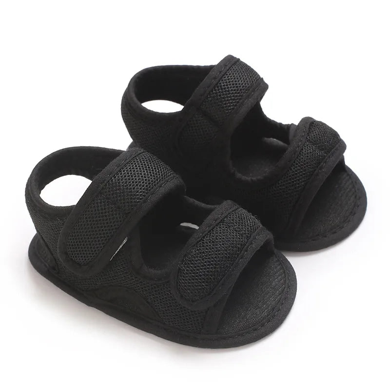 Infant Pre-Walker Shoes 0-1Year Baby Boys Casual Sandals Solid Color Breathable Comfort Spring Daily Walking Shoes