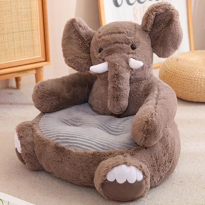 Sofa Cover Cartoon Children Plush Seat Sofa Comfortable Animal Panda Baby Portable Chair Sofa Gift Children Without Interior