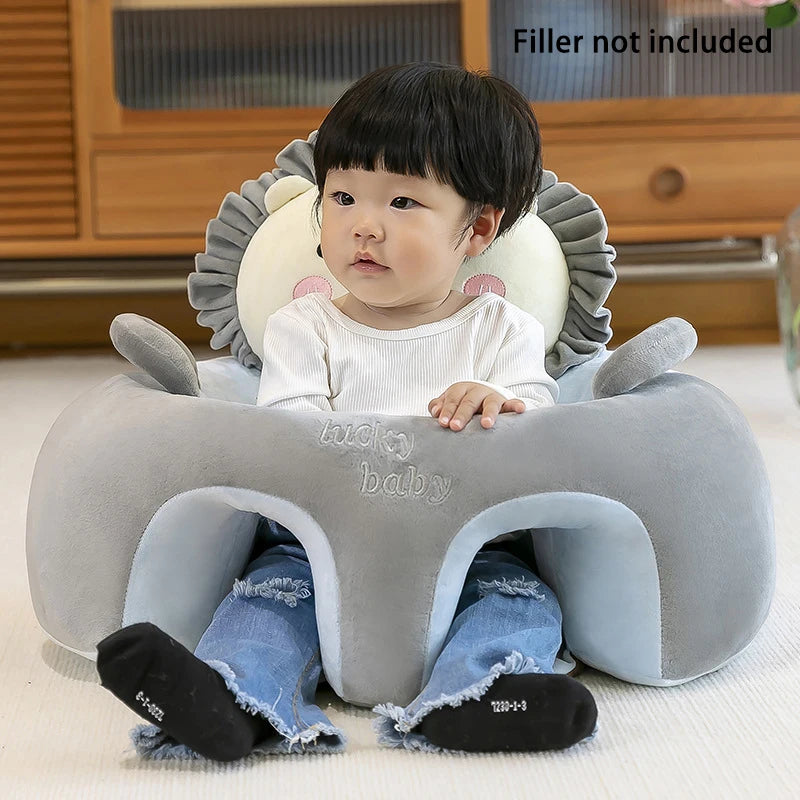 Babies Learn To Sit On The Sofa Stool, Train To Sit On The Stand-up Cushion, And Learn To Prevent Falling Seats