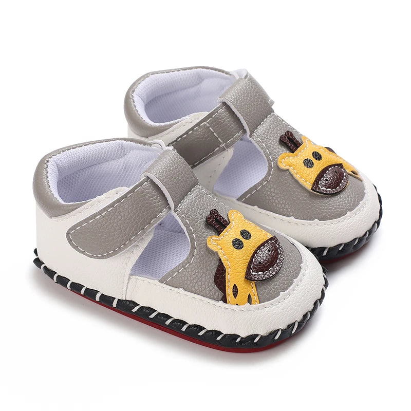 Infant Pre-Walker Shoes 0-1Year Baby Boys Casual Sandals Solid Color Breathable Comfort Spring Daily Walking Shoes