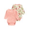 Babies 3-6-9-12M Long Sleeve Rompers Newborn Girls Boys 2-Pack Playsuits Set Infant One Piece Bodysuits Jumpsuit Outfits
