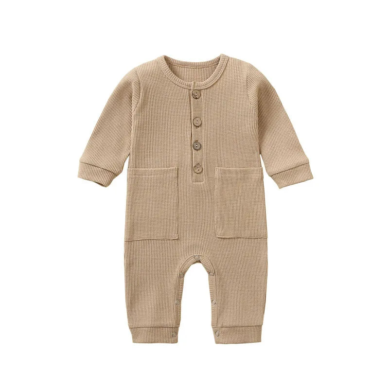 Cotton Jumpsuits Newborn Baby Rompers Sleepsuits INS Jumpers One-pieces Sleepers Autumn Spring Growings Roupa De Bebe Grows