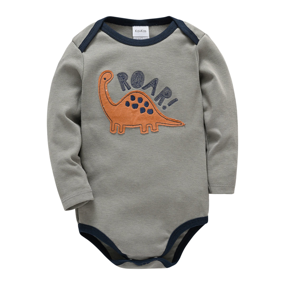 Baby Boys Bodysuits One-Piece Cotton Long Sleeve Breathable Jumpsuit Soft Newborn Body Suit Infant Cute Clothes Playsuit Sunsuit