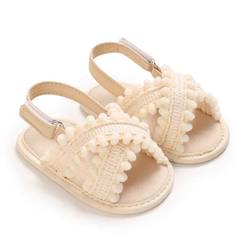 Newborn Baby Girls Mary Jane Flats Cute Bowknot Wedding Dress Shoes Non-Slip First Walkers Embroidery Flower Soft Shoes