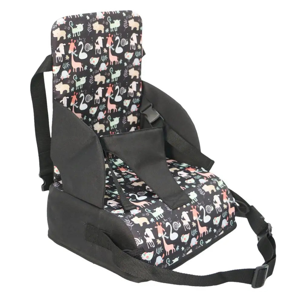 High Quality Fashion Baby Portable Booster Dinner Chair Oxford Water Proof Fabric Baby Chair Seat Safety Belt Feeding High Chair
