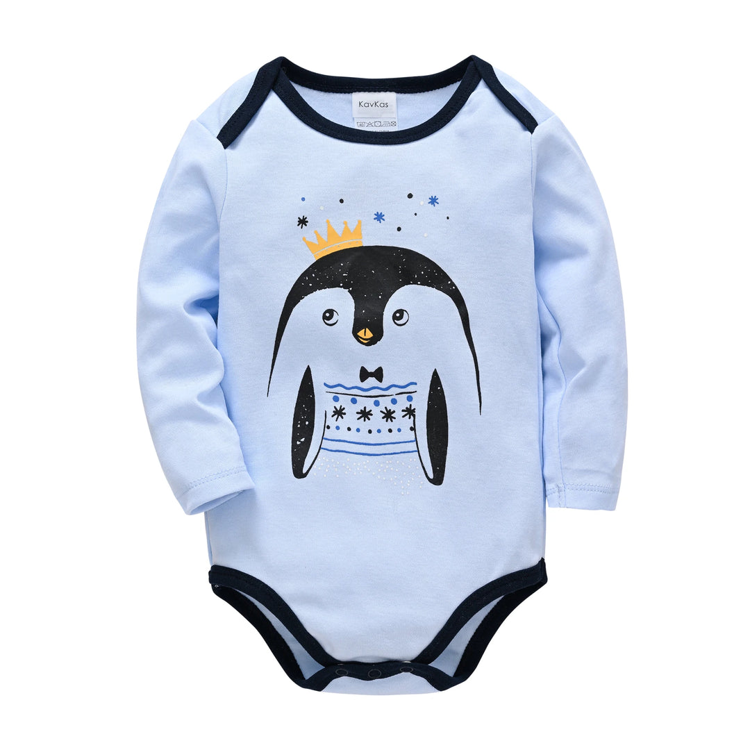 Baby Boys Bodysuits One-Piece Cotton Long Sleeve Breathable Jumpsuit Soft Newborn Body Suit Infant Cute Clothes Playsuit Sunsuit