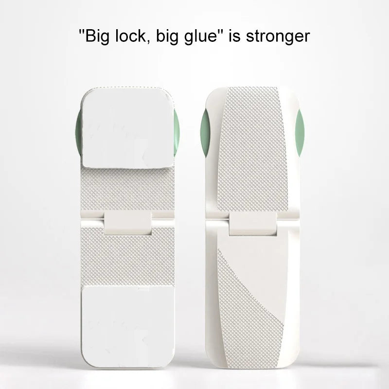 White Drawer Lock Baby Safety Protection Double Use Right Angle Cabinet Door Locks Kids Protector Multi-Function Plastic Buckle