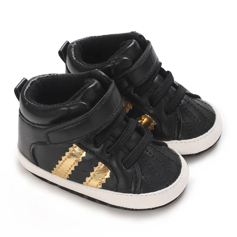 White Baby Shoes Casual Fashion Christening Baptismal FirstWalker Gentleman Baby Boy Shoes Sneakers