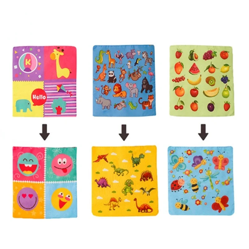 Montessori Toys Magic Tissue Box Baby Educational Learning Activity Sensory Toy for Kids Finger Exercise Busy Board Baby Game