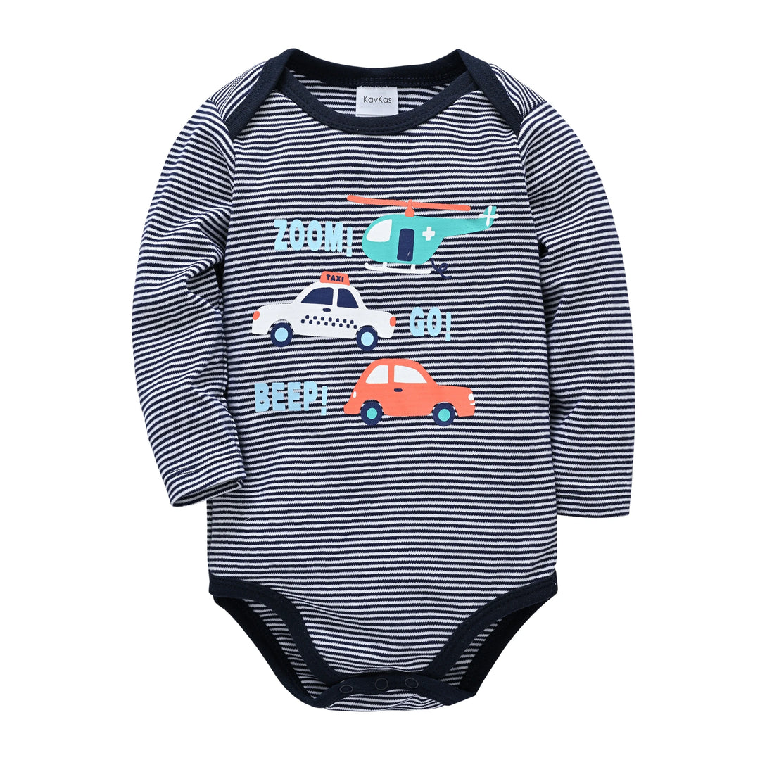 Baby Boys Bodysuits One-Piece Cotton Long Sleeve Breathable Jumpsuit Soft Newborn Body Suit Infant Cute Clothes Playsuit Sunsuit