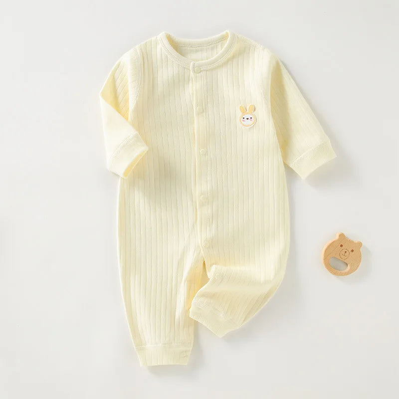 Autumn Baby Jumpsuit Spring Boneless Pure Cotton Newborn Baby Romper Crawling Clothes Boys and Girls Baby Clothes 0-24 Months
