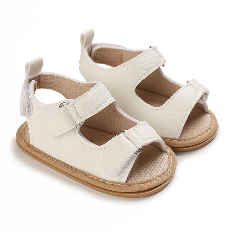 Infant Pre-Walker Shoes 0-1Year Baby Boys Casual Sandals Solid Color Breathable Comfort Spring Daily Walking Shoes