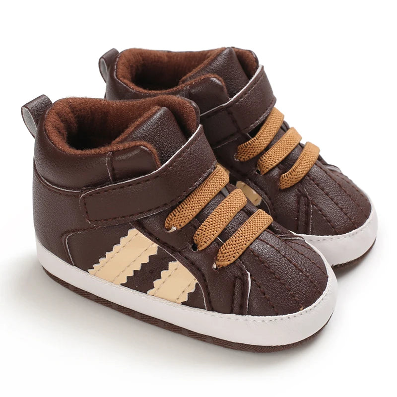 White Baby Shoes Casual Fashion Christening Baptismal FirstWalker Gentleman Baby Boy Shoes Sneakers
