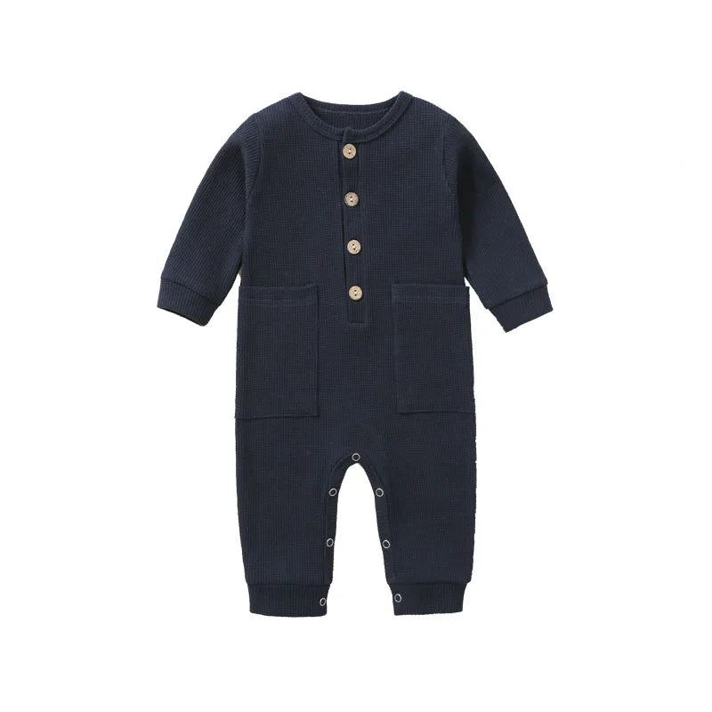 Cotton Jumpsuits Newborn Baby Rompers Sleepsuits INS Jumpers One-pieces Sleepers Autumn Spring Growings Roupa De Bebe Grows