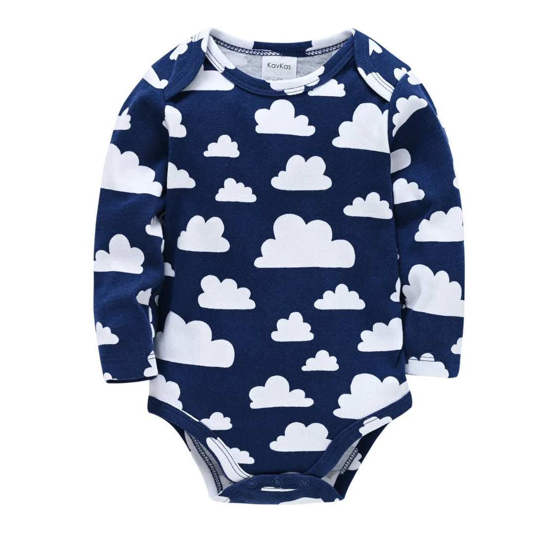 Baby Boys Bodysuits One-Piece Cotton Long Sleeve Breathable Jumpsuit Soft Newborn Body Suit Infant Cute Clothes Playsuit Sunsuit