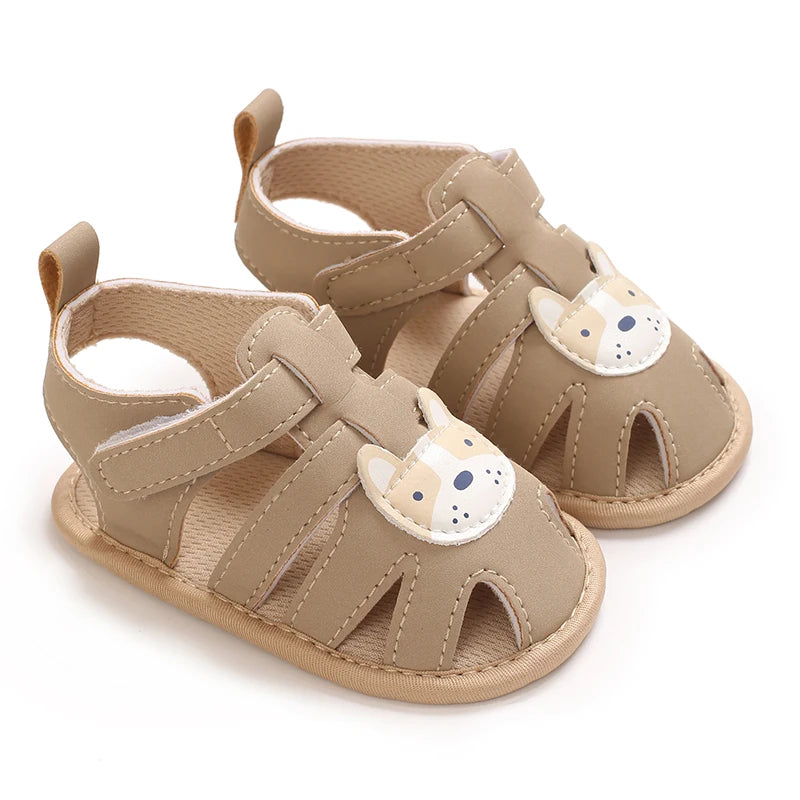 Infant Pre-Walker Shoes 0-1Year Baby Boys Casual Sandals Solid Color Breathable Comfort Spring Daily Walking Shoes