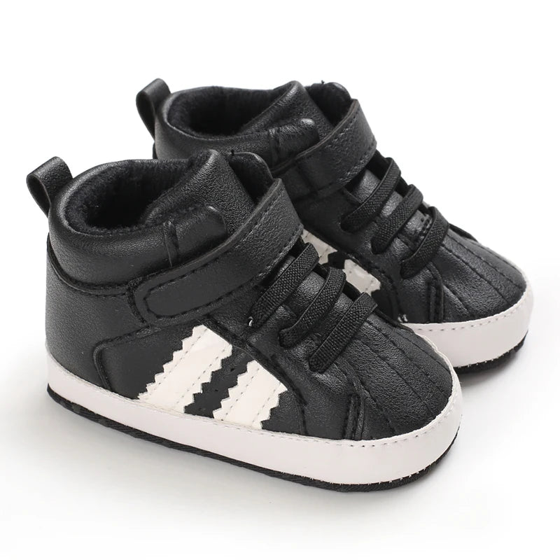 White Baby Shoes Casual Fashion Christening Baptismal FirstWalker Gentleman Baby Boy Shoes Sneakers