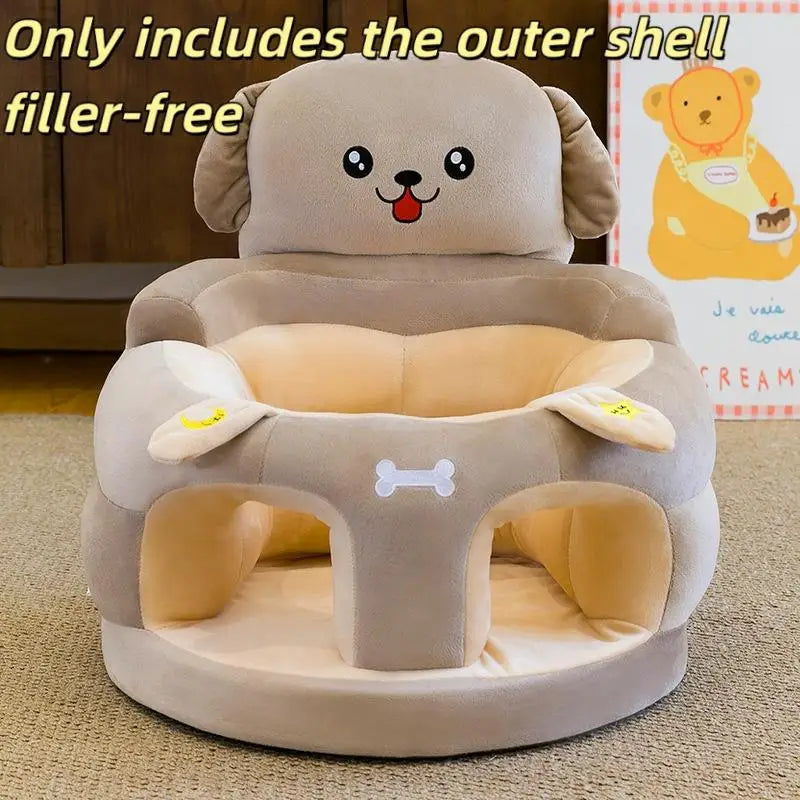 1Pcs Comfortable Toddler Nest Puff Without Filler Cute Baby Sofa Support Seat Cover Plush Chair LearningTo Sit Feeding Chair
