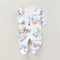 Baby romper for spring and autumn  newborn pure cotton footed onesie winter baby base layer full-body crawling suit