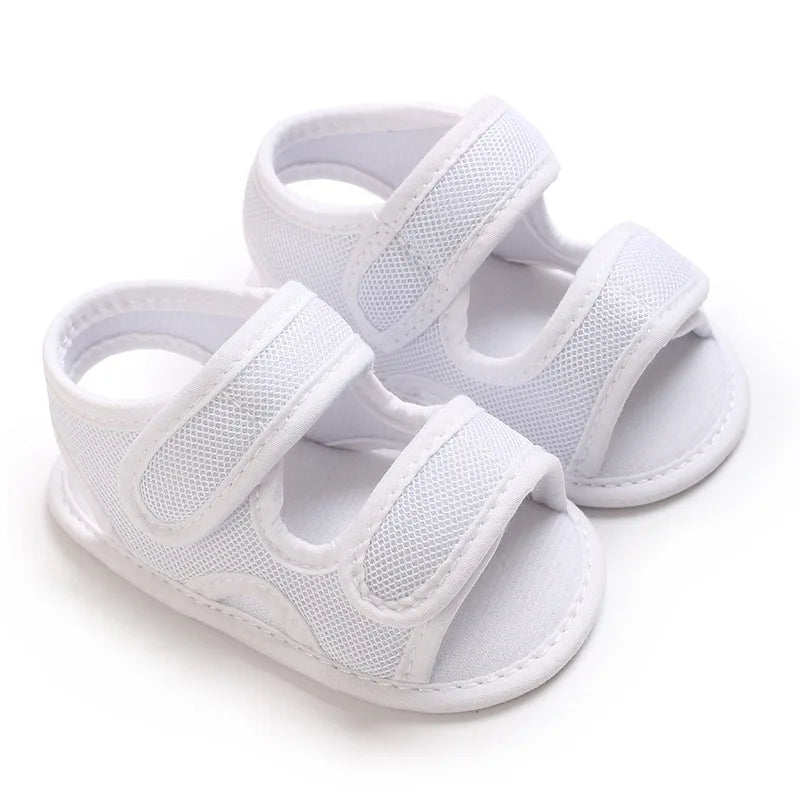 Infant Pre-Walker Shoes 0-1Year Baby Boys Casual Sandals Solid Color Breathable Comfort Spring Daily Walking Shoes