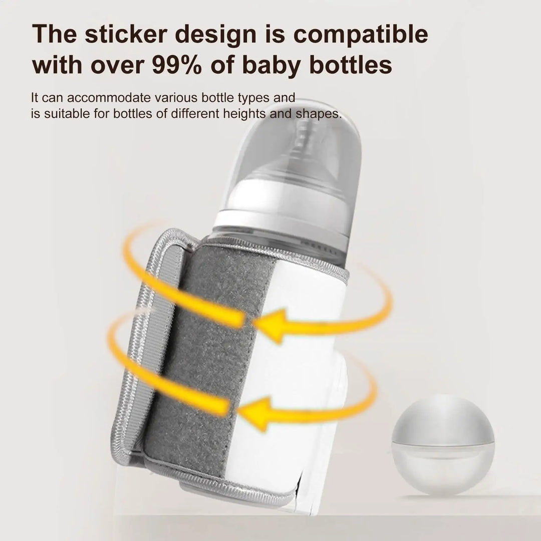 USB Milk Bottle Warmer Baby Bottle Heater Smart Constant Temp Fast Warming Breastmilk Formula Compatible Portable Milk Warmer