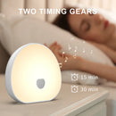 Luminária de Cabeceira Infantil com Ruído Branco, 10 Sons Relaxantes, Luz Colorida e Timer