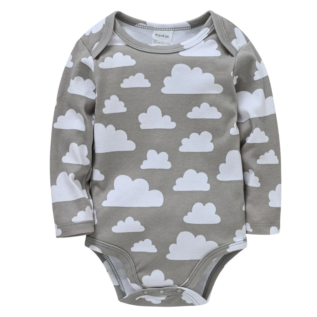 Baby Boys Bodysuits One-Piece Cotton Long Sleeve Breathable Jumpsuit Soft Newborn Body Suit Infant Cute Clothes Playsuit Sunsuit