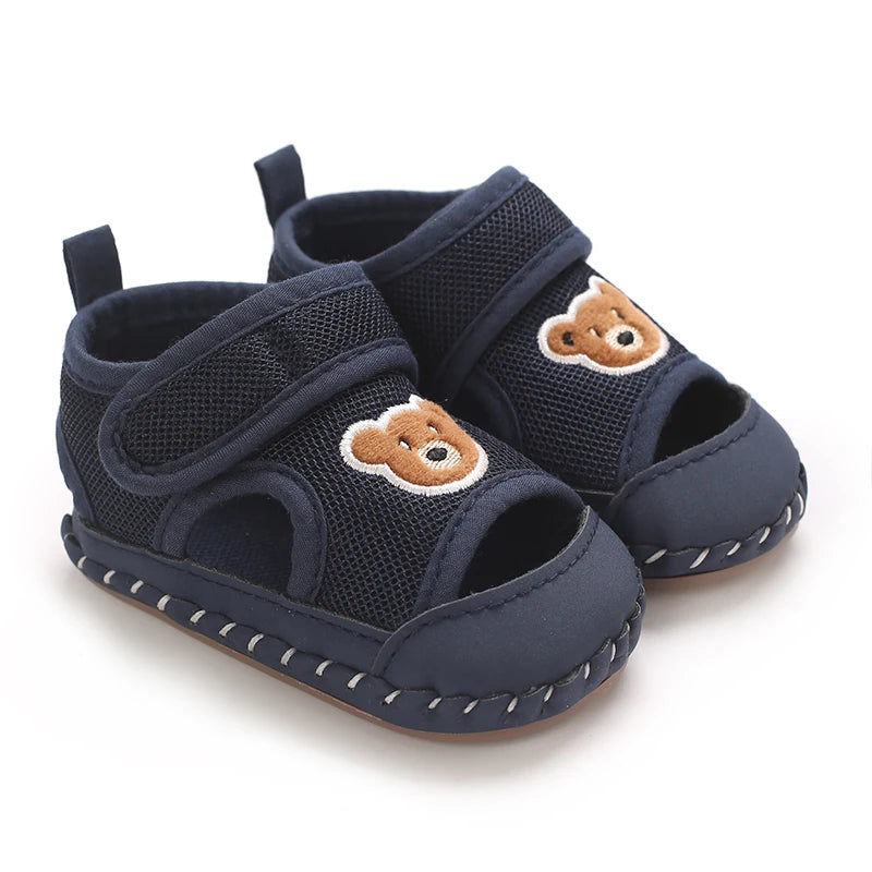 Infant Pre-Walker Shoes 0-1Year Baby Boys Casual Sandals Solid Color Breathable Comfort Spring Daily Walking Shoes