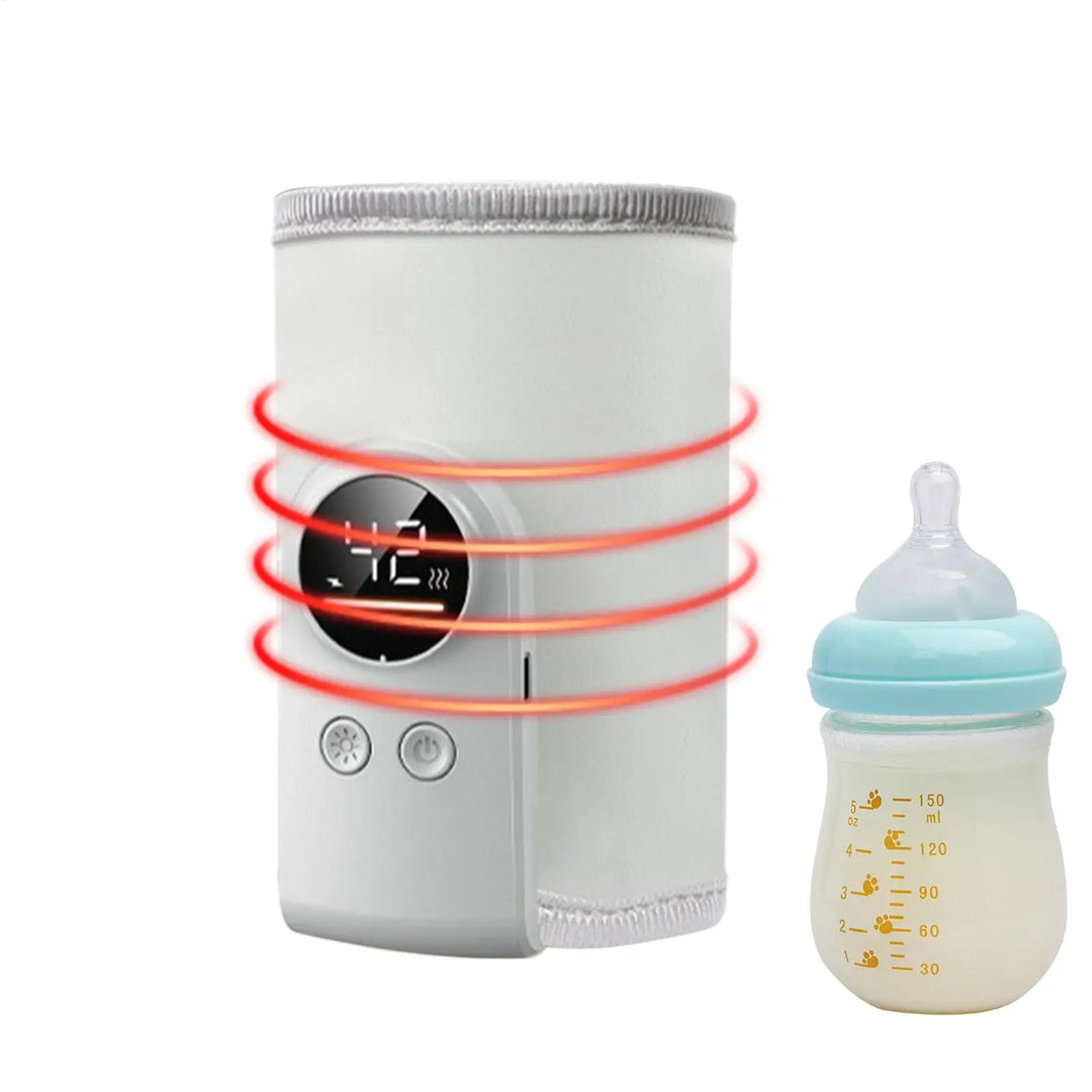 USB Milk Bottle Warmer Baby Bottle Heater Smart Constant Temp Fast Warming Breastmilk Formula Compatible Portable Milk Warmer