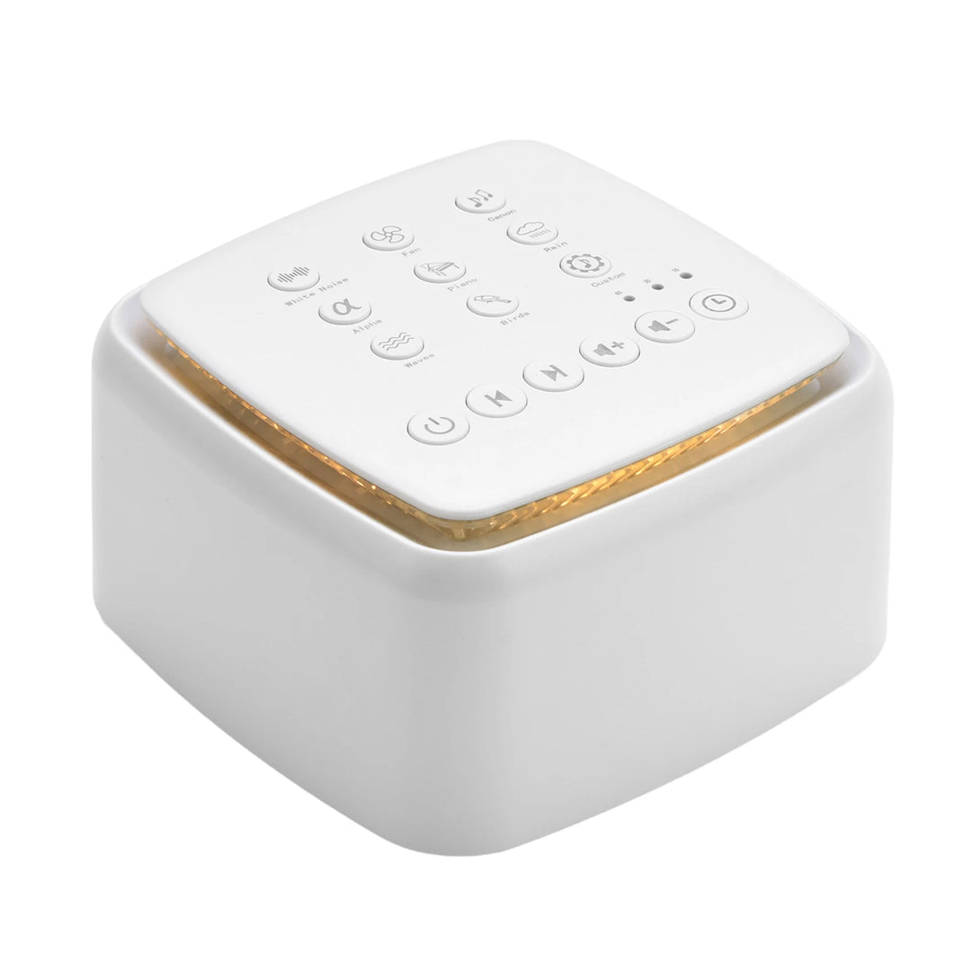 White Noise Machine Type-c Rechargeable Timed Shutdown Sleep Sound Machine For Sleeping Relaxation For Baby Adult Office Travel
