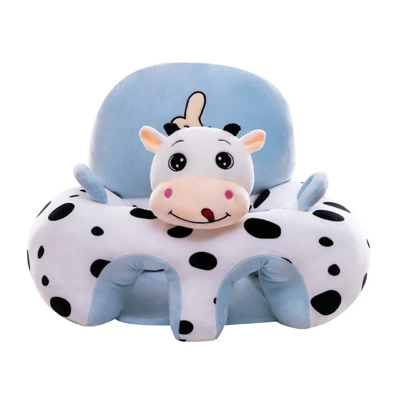 Cute Cartoon Animal Baby Sofa Chair Soft Plush Infant Support Seat Rest Sofa Comfortable Stuffed Doll Kids Toddler Chair Seats