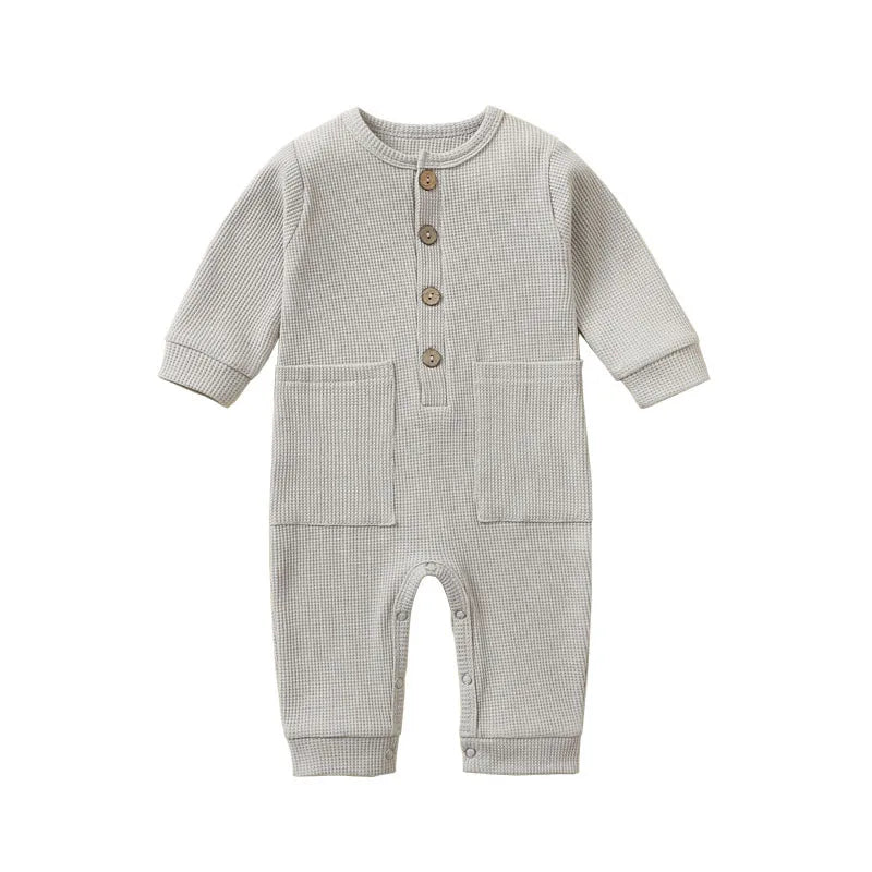 Cotton Jumpsuits Newborn Baby Rompers Sleepsuits INS Jumpers One-pieces Sleepers Autumn Spring Growings Roupa De Bebe Grows