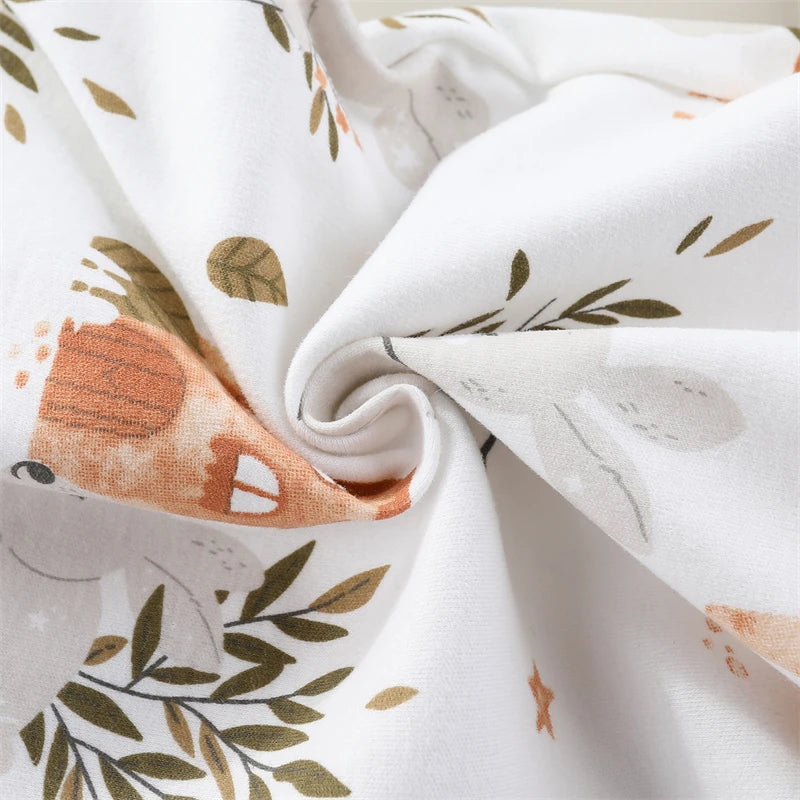 Baby romper for spring and autumn  newborn pure cotton footed onesie winter baby base layer full-body crawling suit