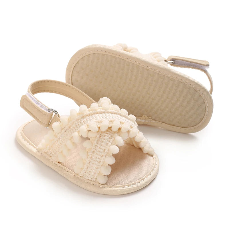 Newborn Baby Girls Mary Jane Flats Cute Bowknot Wedding Dress Shoes Non-Slip First Walkers Embroidery Flower Soft Shoes